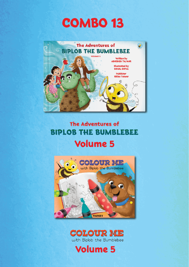Biplob Storybook and Colouring book for children - Volume 5 - Biplobworld - biplobworld 