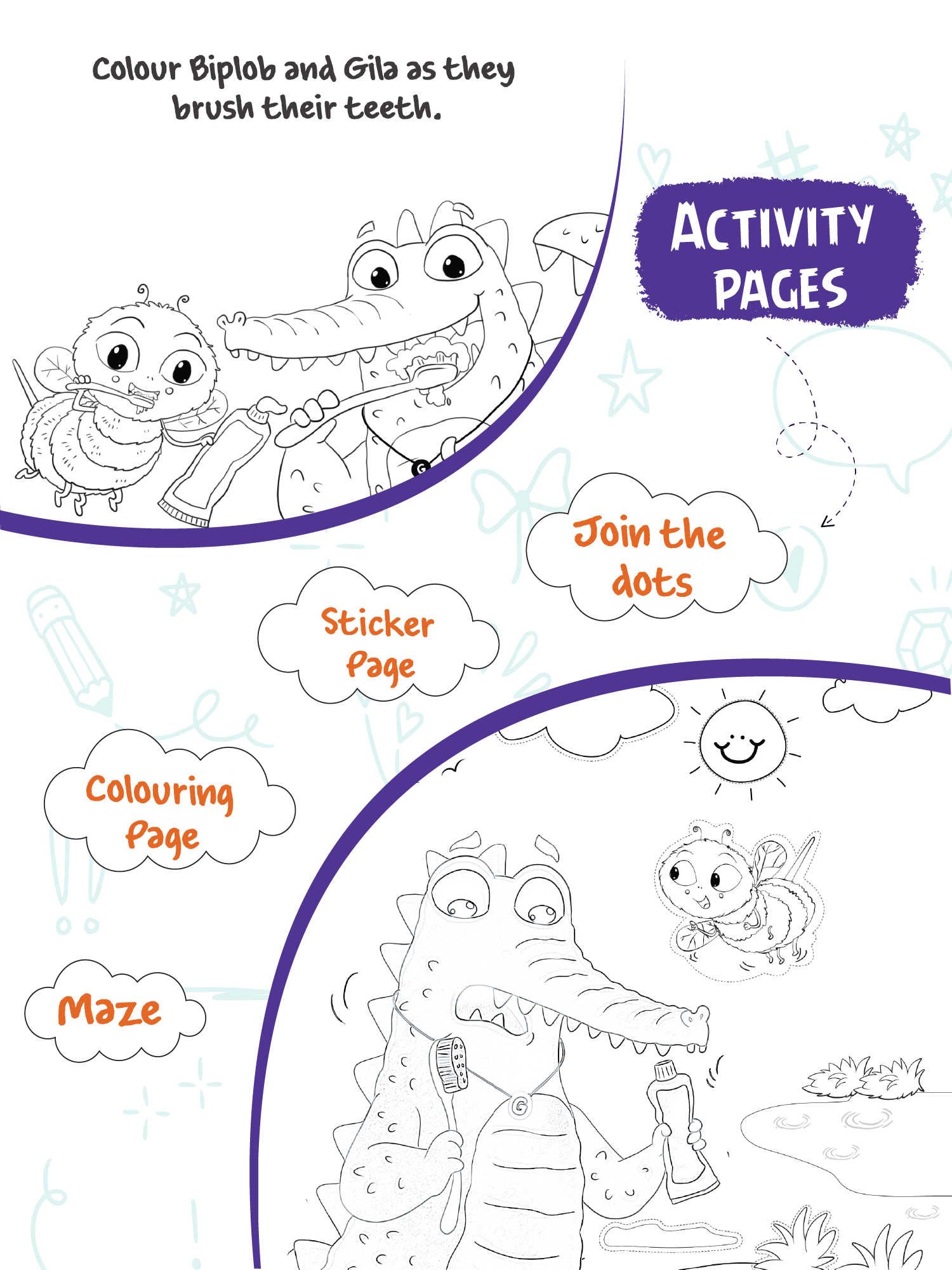 Biplob's Early Learner Series on Good Habits (Book 1) - Gila the Ghariyal Brushes his Teeth