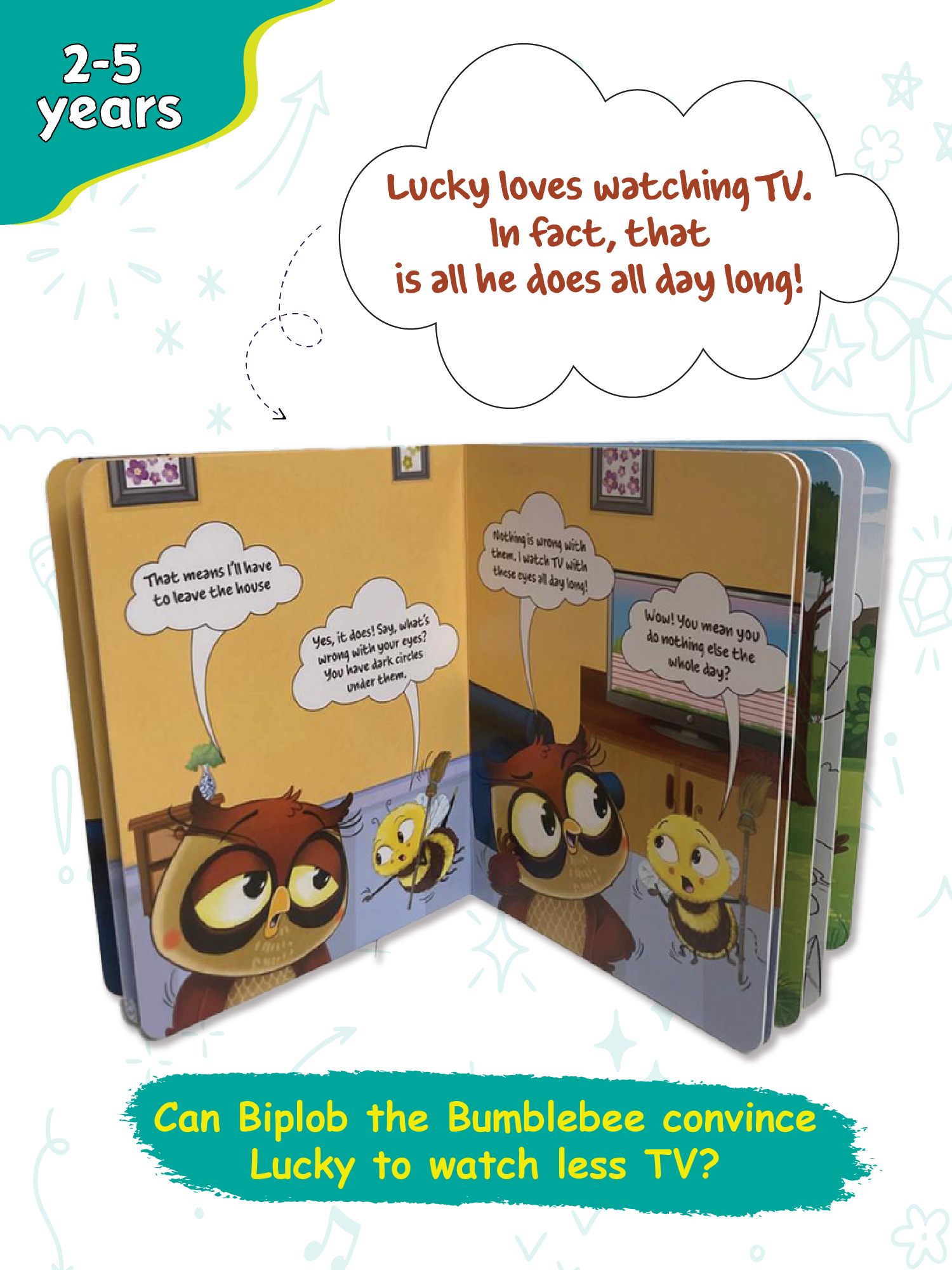 Biplob's Early Learner Series on Good Habits (Book 5) - Lucky the Owl Loves Playing Outside