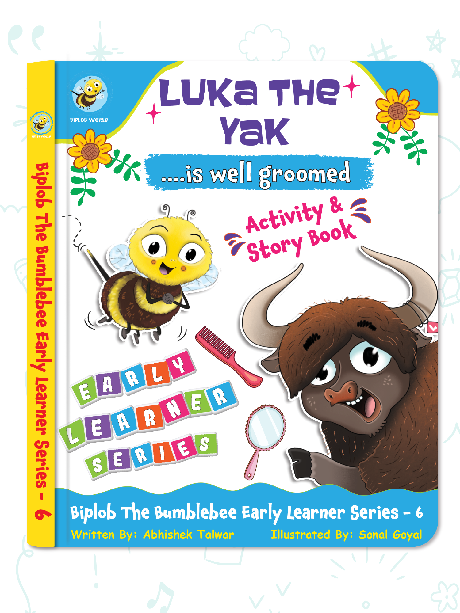 Biplob's Early Learner Series on Good Habits (Book 6) - Luka the Yak is Well Groomed