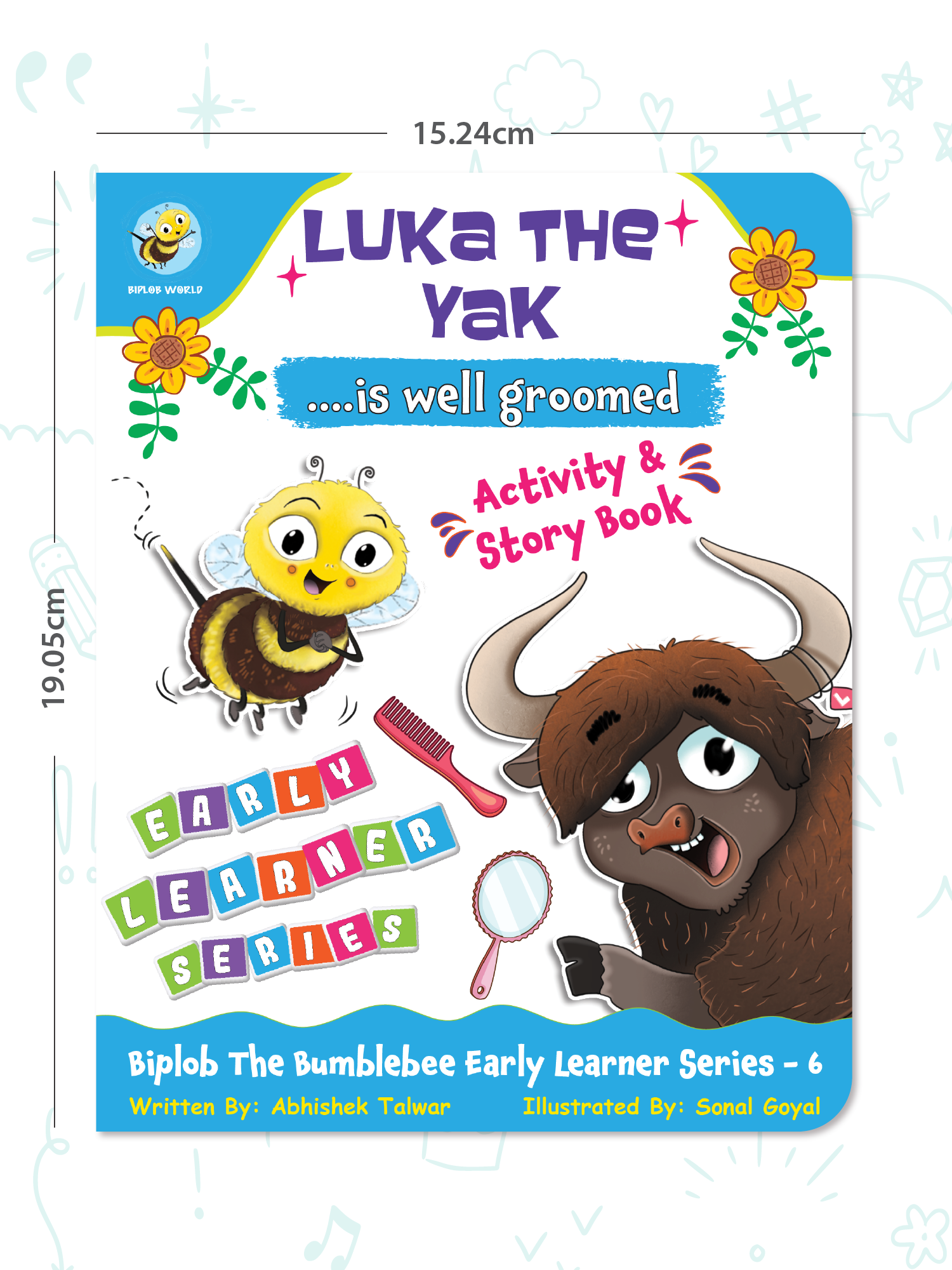 Biplob's Early Learner Series on Good Habits (Book 6) - Luka the Yak is Well Groomed