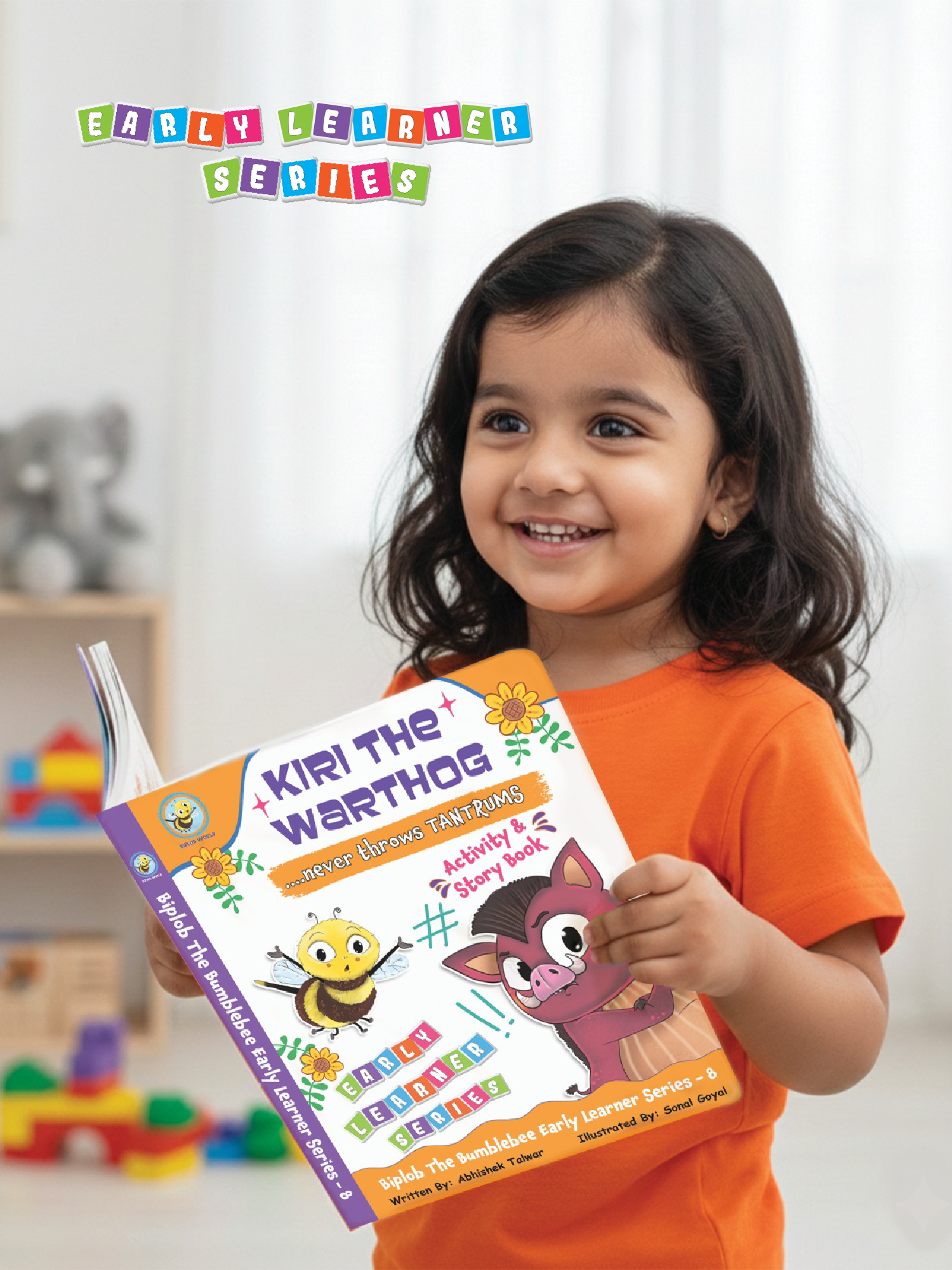 Biplob's Early Learner Series on Good Habits (Book 8) - Kiri the Warthog never throws tantrums