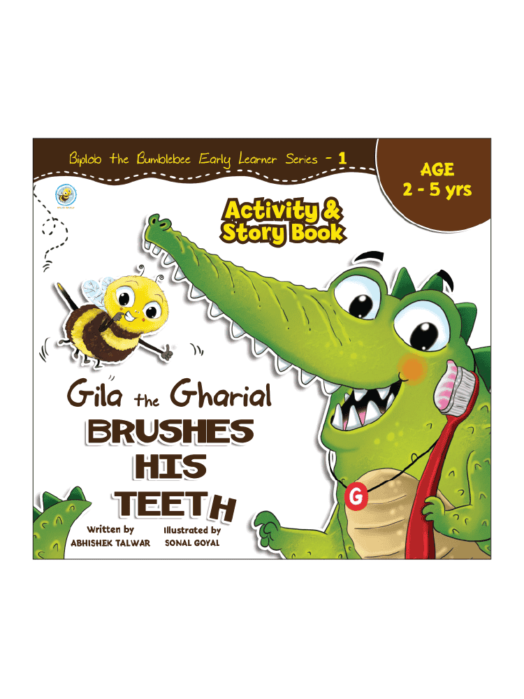 Book 1 - Gila the Gharial BRUSHES his teeth - Biplobworld - Biplob World 
