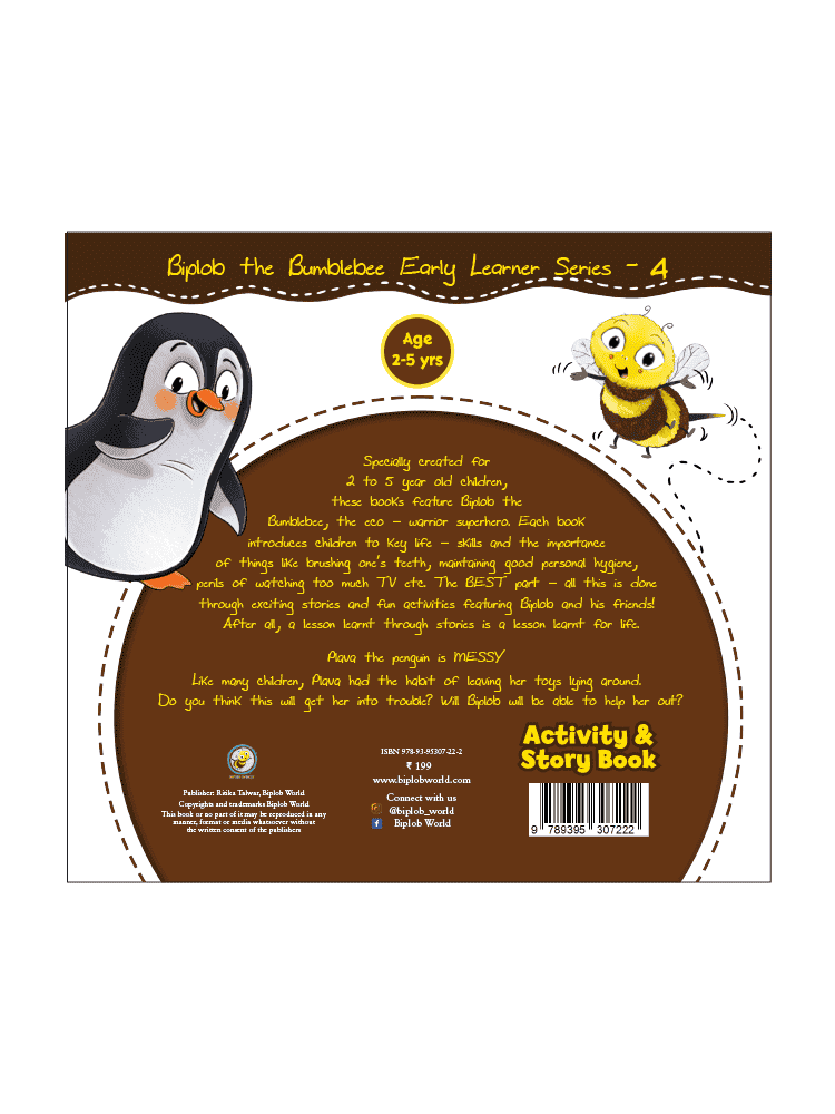 Book 4 - Plava the MESSY penguin - Biplobworld -  