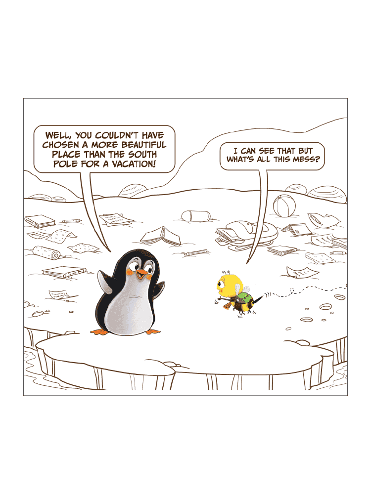 Book 4 - Plava the MESSY penguin - Biplobworld -  