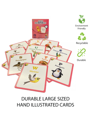 COMBO18: Premium Flash Cards - Set of 4 (Age 2 to 7)