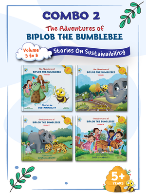 COMBO2: Adventures of Biplob the Bumblebee: Volume 5 to 8