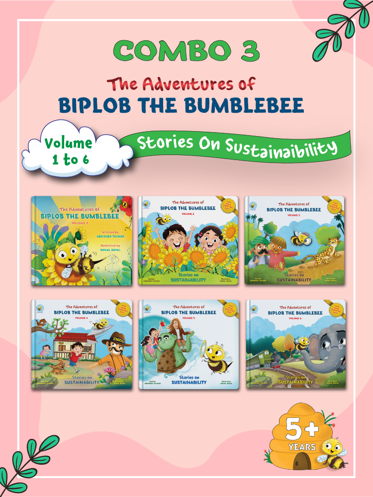 COMBO3: Adventures of Biplob the Bumblebee - Volume 1 to 6