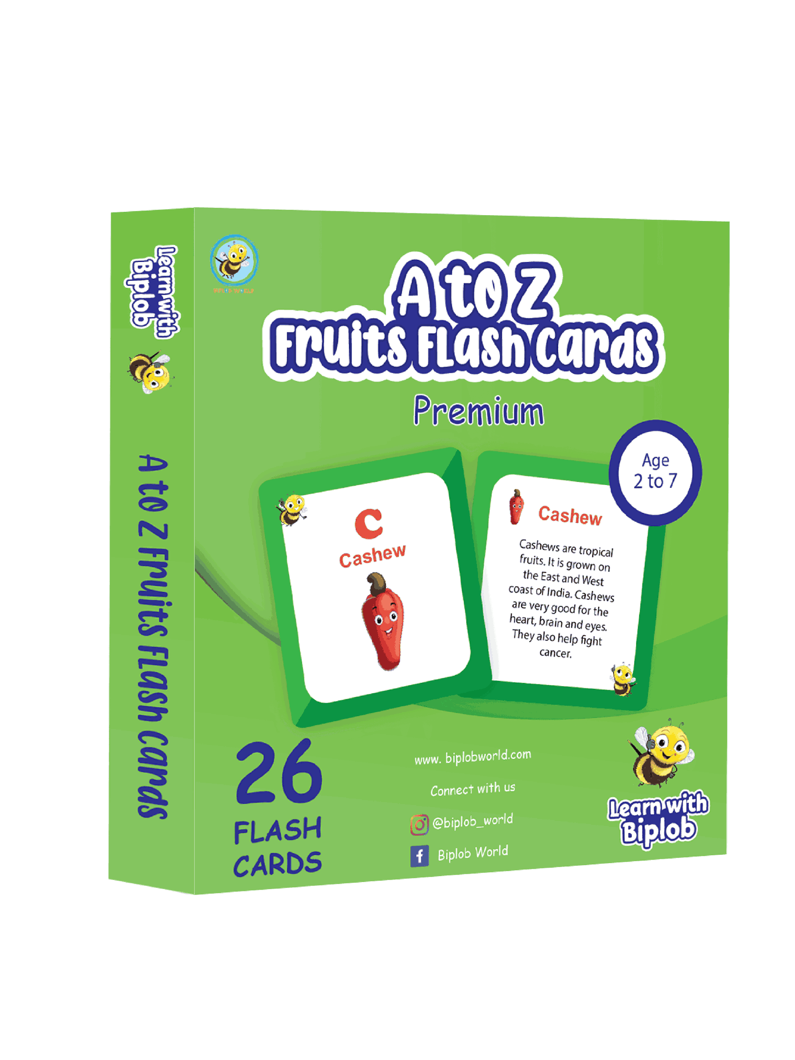 COMBO66: Biplob the Bumblebee Early Learner Book 1 to 5 + Biplob Premium Flashcards 1 to 4 - Biplobworld