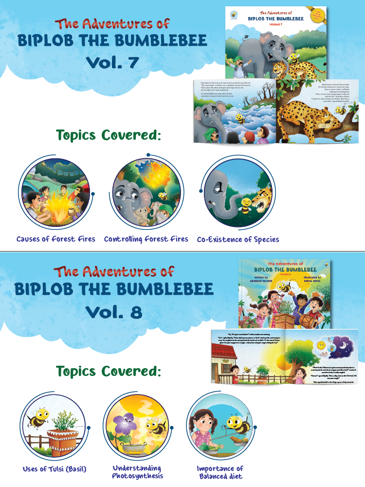 COMBO69: Adventures of Biplob the Bumblebee: Volume 6 to 10