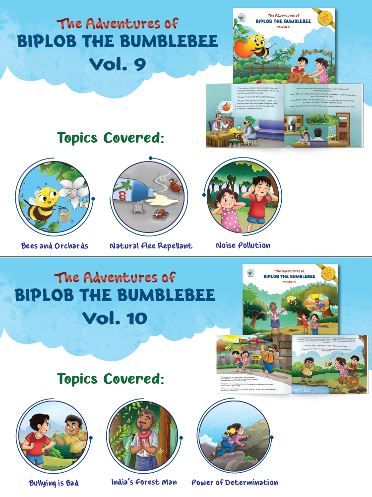 COMBO69: Adventures of Biplob the Bumblebee: Volume 6 to 10