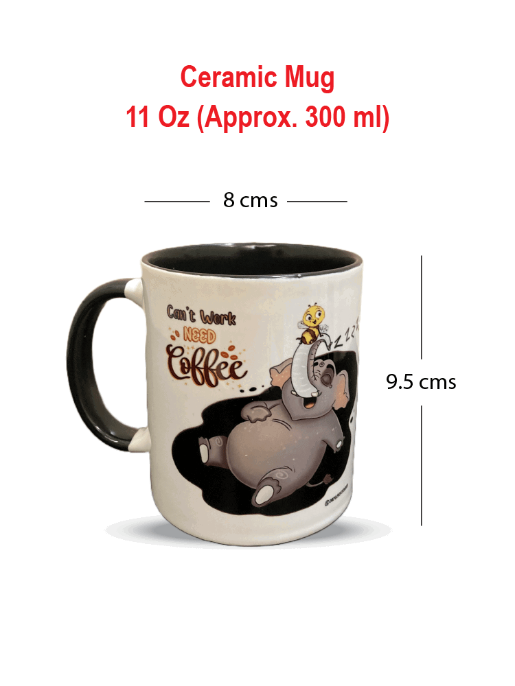 Coffee Mug Black (CMBCWNCK) - Biplobworld -  