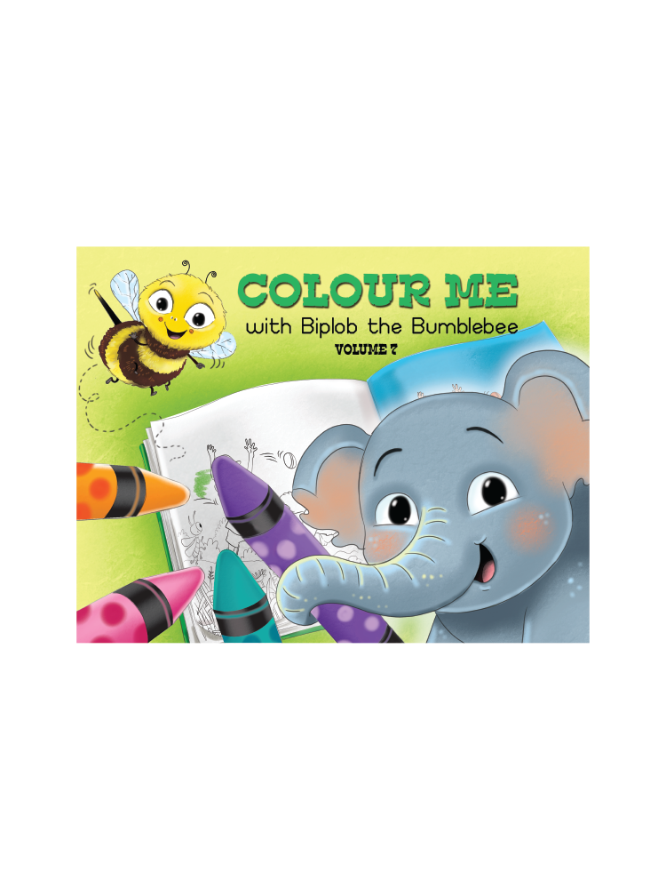 COMBO12: Biplob Colouring Books 1 to 7 + 4 Jigsaw Puzzles