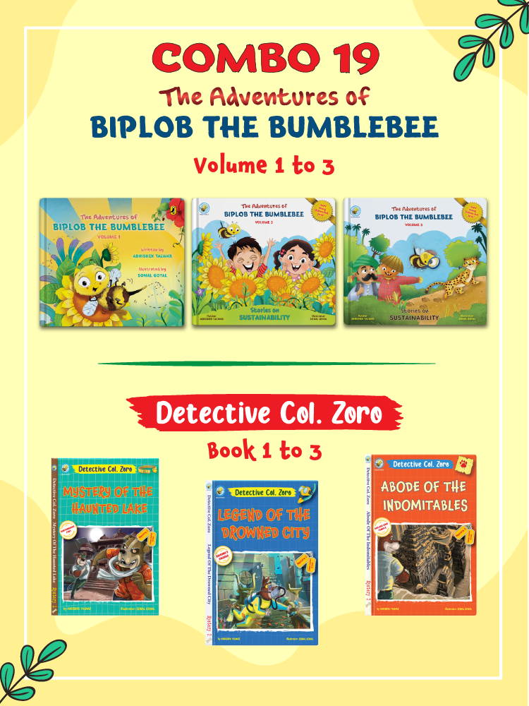 COMBO19: Biplob Storybook 1 to 3 + Detective Col. Zoro Book 1 to 3