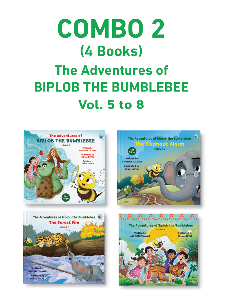 COMBO2: Adventures of Biplob the Bumblebee: Volume 5 to 8