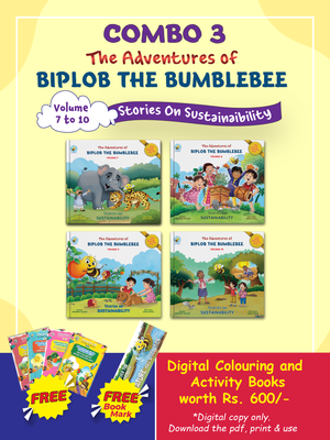 COMBO3: Adventures of Biplob the Bumblebee - Volume 7 to 10