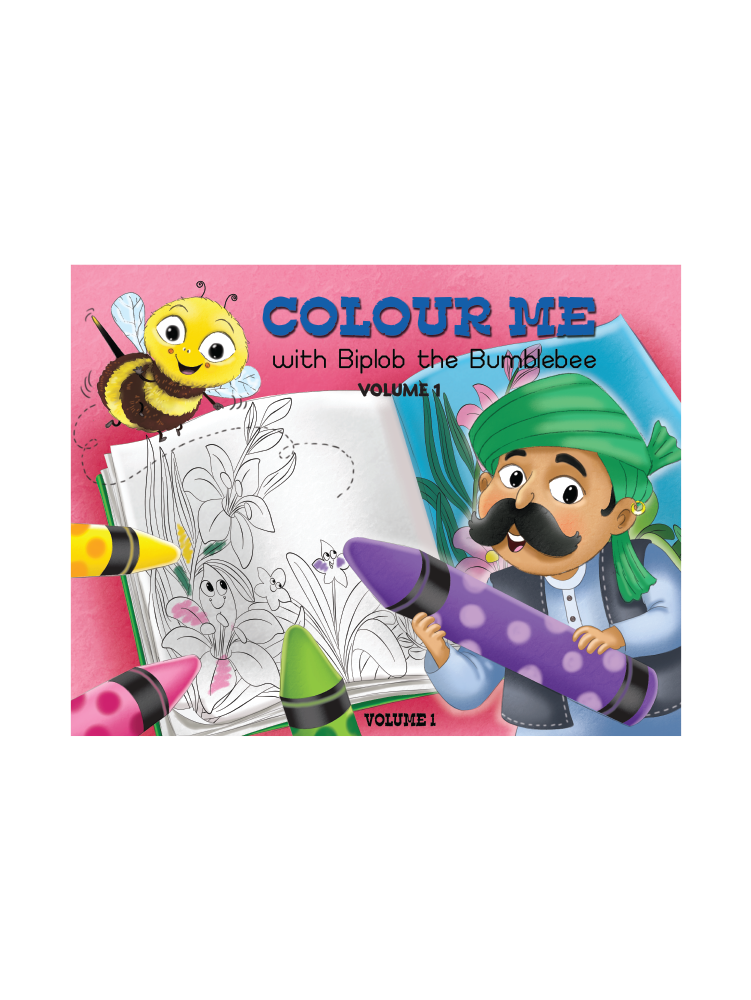 COMBO5: Biplob storybook 1 to 4 + Colouring Book 1 to 4