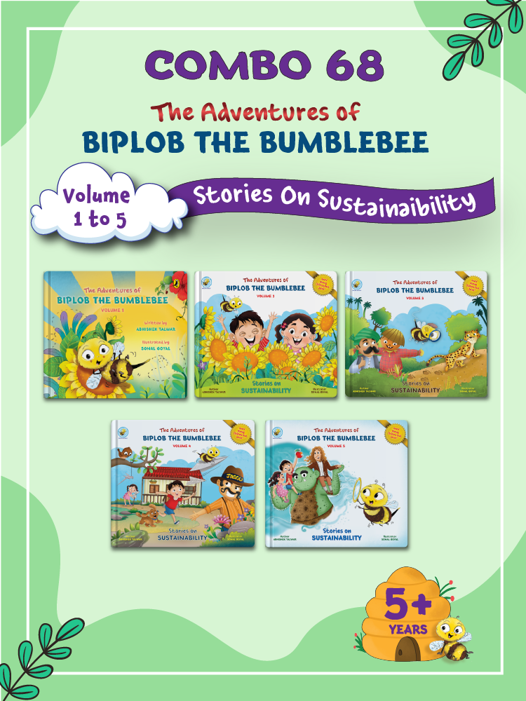 COMBO68: Adventures of Biplob the Bumblebee: Volume 1 to 5