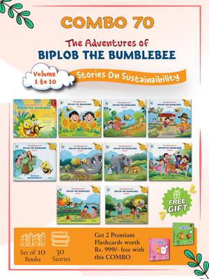 COMBO70: Adventures of Biplob the Bumblebee: Volume 1 to 10 (30 Stories)