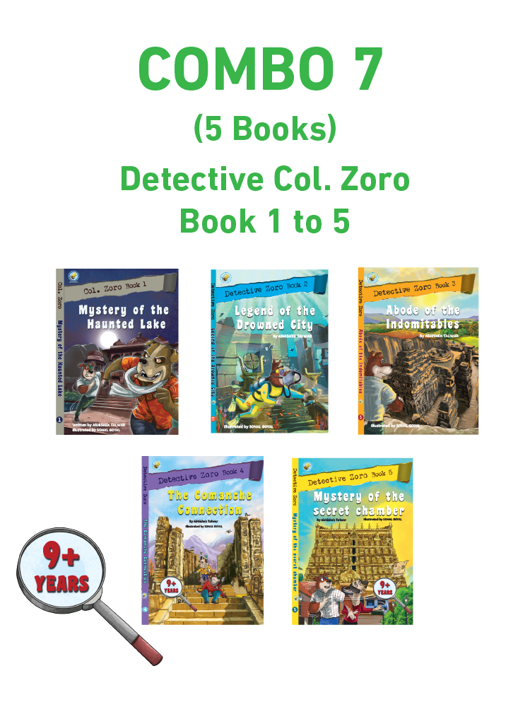 COMBO7: Detective Col. Zoro Mystery: Book 1 to 5