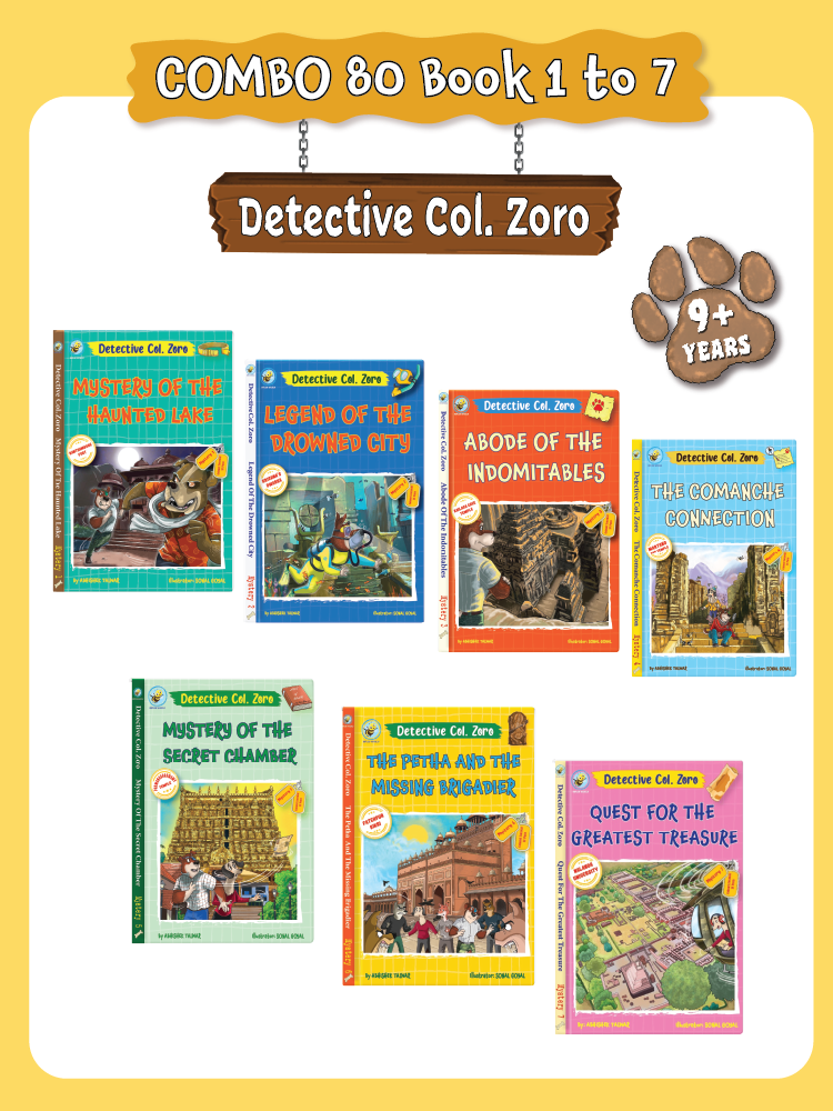 COMBO80: Detective Col. Zoro Mystery: Book 1 to 7