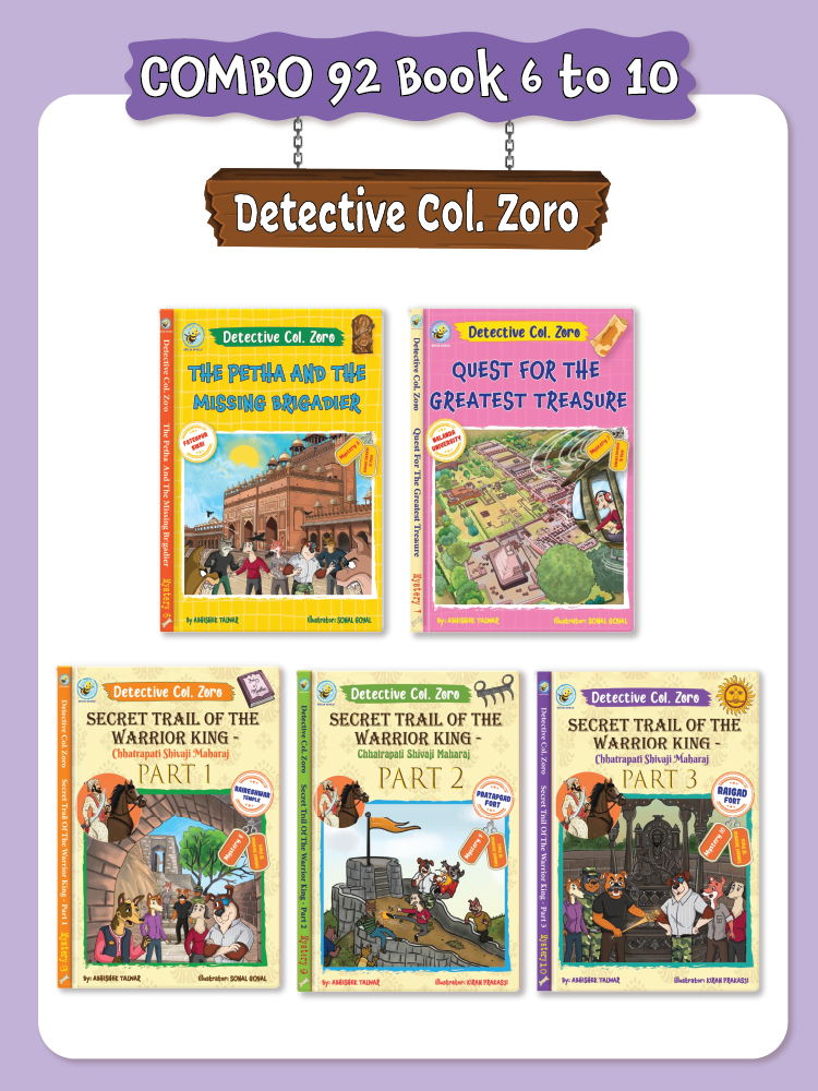 Combo92: Detective Col. Zoro Mystery: Book 6 to 10