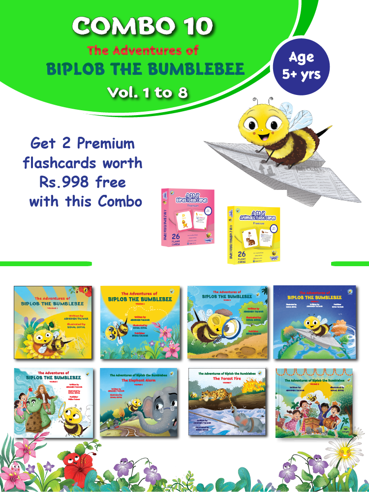 COMBO10: Adventures of Biplob the Bumblebee: Volume 1 to 8