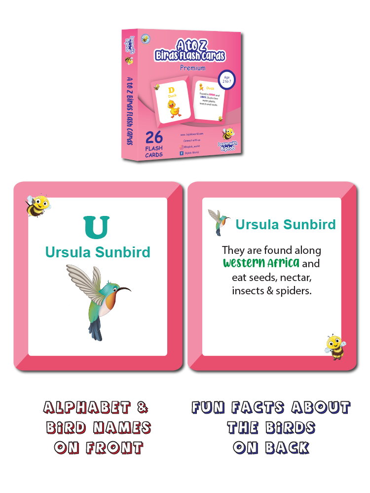 Premium A to Z Birds (Age 2 to 7) - Biplobworld