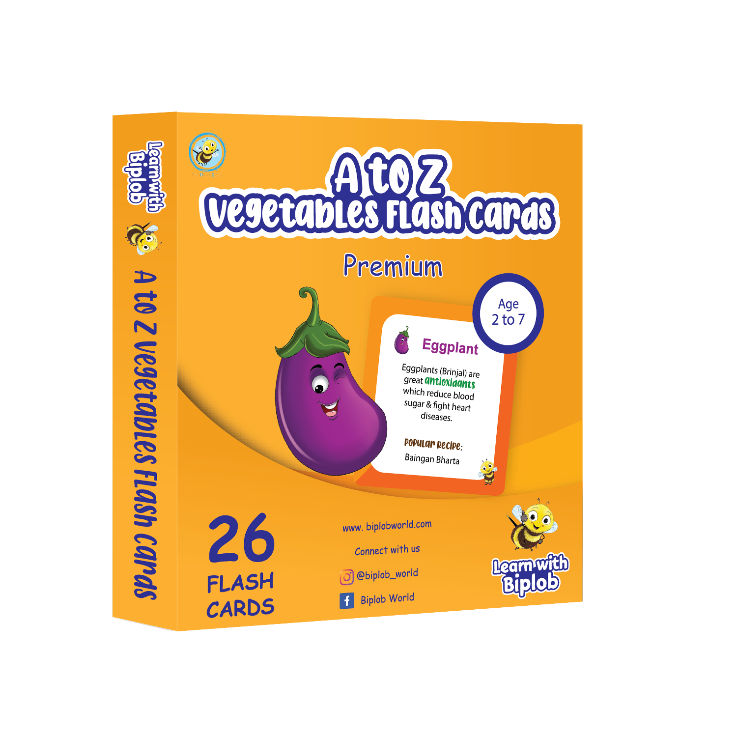 Premium A to Z Vegetables (Age 2 to 7) - Biplobworld