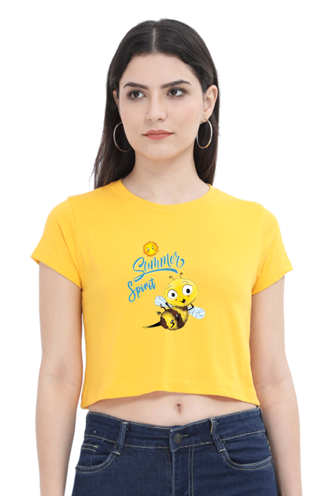 Women's Crop Top (WCTBSS) - Biplobworld