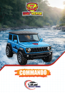 Zoro Verse COMMANDO Diecast Car – Offroad Adventure Metal Toy Car