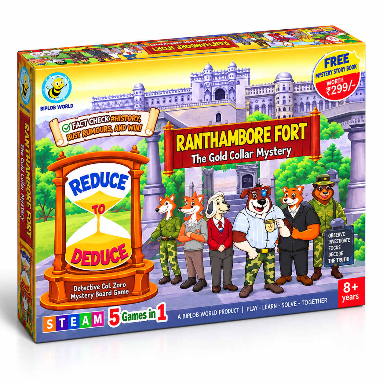 Reduce to Deduce: RANTHAMBORE FORT (The Gold Collar Mystery)