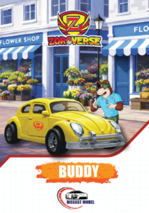 Zoro Verse BUDDY Diecast Car – 1:64 Cool Adventure Metal Toy Car
