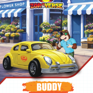 Zoro Verse BUDDY Diecast Car – 1:64 Cool Adventure Metal Toy Car