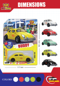Zoro Verse BUDDY Diecast Car – 1:64 Cool Adventure Metal Toy Car
