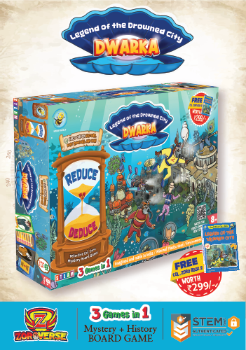 Educational Mystery Board Game for Kids | Reduce to Deduce DWARKA