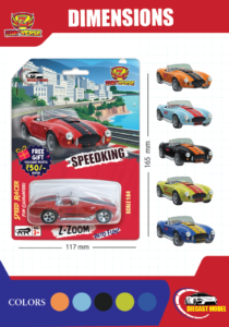 Zoro Verse SPEEDKING Diecast Car – 1:64 Speed Racer Metal Toy Car