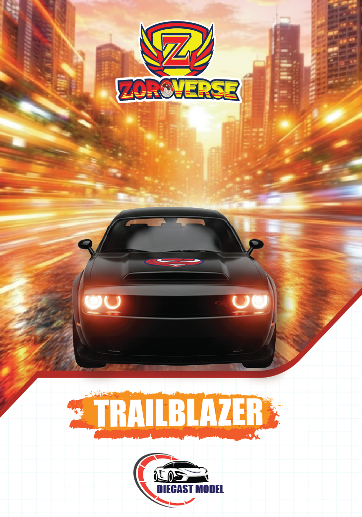 Zoro Verse TRAILBLAZER Diecast Car – Street Racer Metal Toy Car