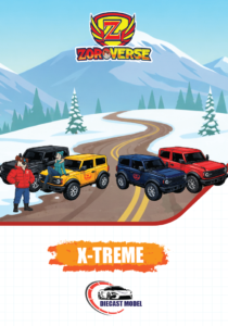 Zoro Verse X-TREME Diecast Car – 1:24 Off Road Metal Toy Vehicle