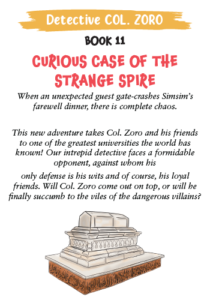 Detective Col. Zoro Book 11: Curious case of the strange spire