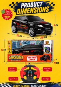 ZoroVerse DOMCRUISER Remote Control Car Toy